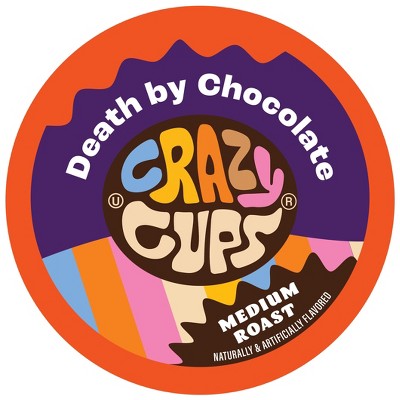Crazy Cups Death By Chocolate Flavored Coffee Pods