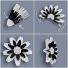 Teacher Created Resources® Black and White Paper Flowers, Pack of 4 - 3 of 3