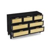 CAVINAS Rattan 5 Drawers/7 Drawers Dresser for Bedroom,Modern Drawers with Metal pulls for Kids Room,Living Room,Entry and Hallway - 4 of 4