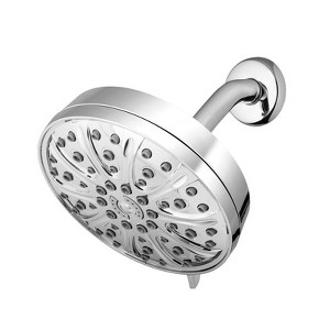 Waterpik Drencher PowerPulse Massage Chrome 6 settings Wallmount Showerhead 1.8 gpm - 1 of 1