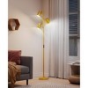 SUGIFT Modern 3-Head LED Tree Floor Lamp with Remote and Touch Control Stepless Dimming 3000K 4000K 5000K Adjustable Color Temperature - 2 of 4