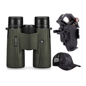Vortex Viper HD 10x50 Roof Prism Binoculars w/ 3-Axis Smartphone Adapter Bundle - 1 of 3