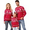 Clearlove Family Christmas Sweater – Crewneck Reindeer Knit Pullover for Men - 2 of 4