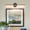 LLHZSY Modern Minimalist Dimmable Metal Wall Sconce 24" LED Vanity Light-3 CCT(3000K/4000K/6000K) - 2 of 4