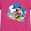 Girls' - Disney - Minnie Ski Fitted Short Sleeve Graphic T-Shirt - 2 of 4