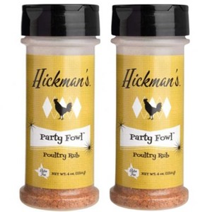 Fat Boy Hickman's BBQ 4 oz Party Fowl Poultry Rub - Pack of 2 - 1 of 4