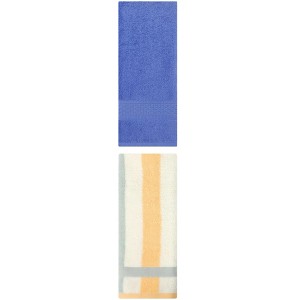 REGALWOVEN Cotton Absorbent Soft Decorative Hand Towels 13" x 30"/13" x 29" 2 Pcs - 1 of 4