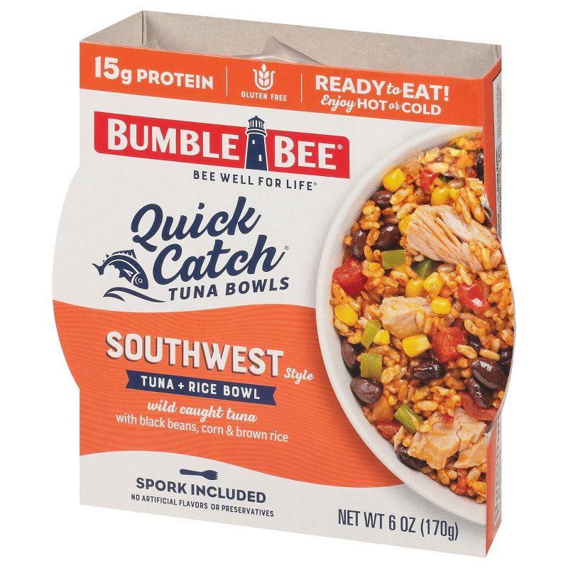 Bumble Bee Quick Catch Southwest Rice Tuna Bowl - 6oz, 4 of 8