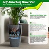 Tall Planter Set of 2, Self Watering Pots Indoor & Outdoor, Large Flower Pot with Water Level Monitor, for Patio, Porch, Living Room, Home Office - 4 of 4