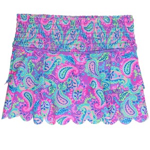 RuffleButts Toddler Girls UPF50+ Active Tiered Flare Skort - 1 of 4