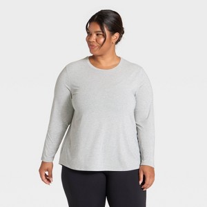 Women's Beyond Ease Leggings Friendly Long Sleeve Top - All In Motion™ - 1 of 3