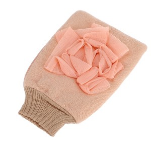 Unique Bargains Double Side Shower Gloves for Bathroom for Shower 8.66"x5.51" 1 Pc - 1 of 4