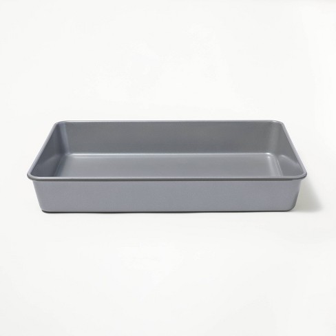 Anolon Pro Bake Bakeware Aluminized Steel Square Cake Pan, 9-Inch, Silver