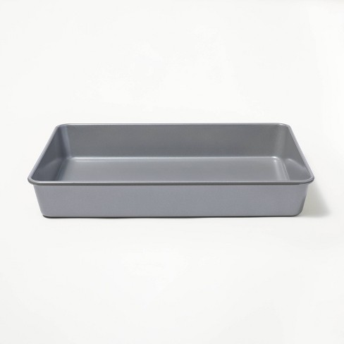 at Home Metal 9 x 13 Grey Cake Pan