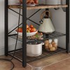 Bakers Rack for Kitchen, Kitchen Microwave Stand - 3 of 4
