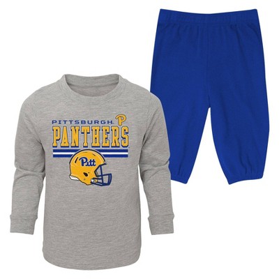 NCAA Pitt Panthers Toddler Boys' 2pc Long Sleeve T-Shirt & Pants Set