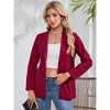 Women Business Casual Blazers with Lined Professional Work Suit Jacket with Pockets - 3 of 4