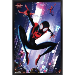 Trends International Marvel Spider-Man - Into The Spider-Verse - Street Framed Wall Poster Prints - 1 of 4