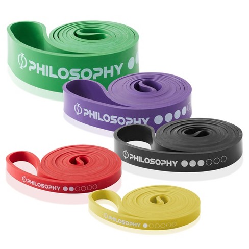 Pull up Assist Loop Resistance Thick Band Set of 5 for Gym