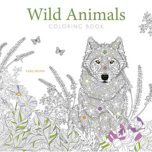 Wild Animals Jungle Coloring Book: An Animal Coloring Book For