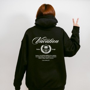 Simply Sage Market S.W.Smiley Endless Vacation Front And Back Hoodie - 1 of 4