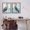 Stupell Industries Detailed Heron Bird Duo 2pc Floating Frame Art Set - 2 of 4