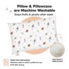 KeaBabies Jumbo Toddler Pillow with Pillowcase, 14X20 Soft Organic Toddler Pillows for Sleeping, Kids Travel Pillow - 4 of 4