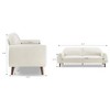 MINIMORE Modern Style 87.4"W Iris 3Seater Round Arm Mid-century Sofa - 3 of 4