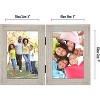 Americanflat Hinged Picture Frame with shatter-resistant glass - Available in a variety of sizes and styles - 3 of 4