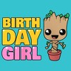 Girl's Marvel: Guardians of the Galaxy Birthday Girl Pot Plant Groot T-Shirt - 2 of 4