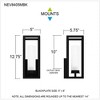 Quoizel Lighting Neville 1 - Light Sconce in  Matte Black - 2 of 3