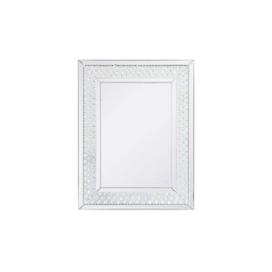Elegant Lighting Raiden 28 x 36 inch led crystal mirror - 1 of 4