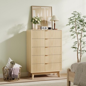 Drawer Dressers, Modern Closet Dressers Chest of Drawers, Wood Storage Dresser Chest of Drawers Organizer for Bedroom Living Room Hallway Closet - 1 of 4