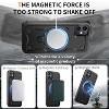 BONGEEK for iPhone XR Phone Case Support Magnetic Charging Military Grade Drop Protection Phone Cover-Rugged Durable Shockproof Protective-Black - 2 of 4