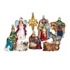 Old World Christmas Blown Glass Ornament for Christmas Tree, Nativity Collection in Lined Keepsake Box (9-Piece Set) - 2 of 4