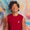Dalix Ghost Embroidered Muscle Tank Cotton Soft Summer Mens - 4 of 4