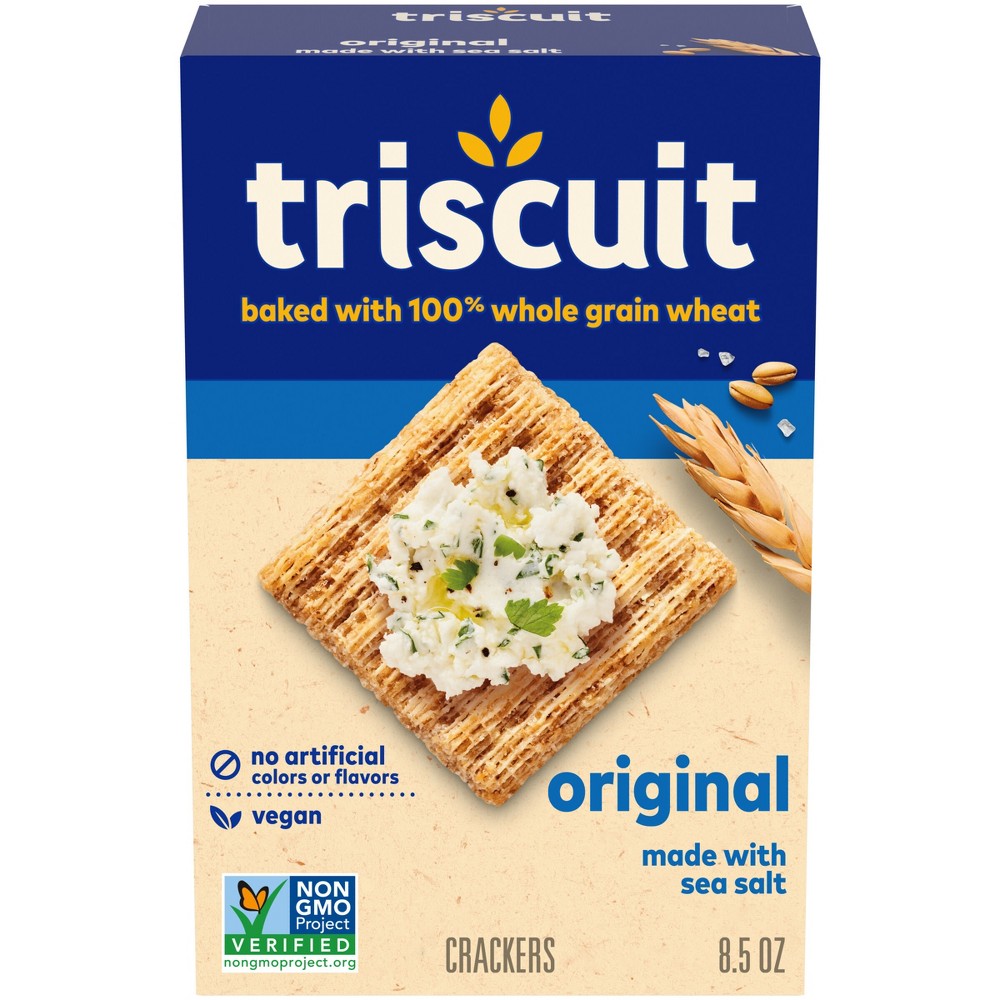 Triscuit Original Whole Grain Wheat Vegan Crackers