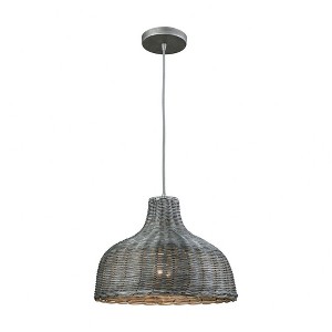 Elk Home Pleasant Fields 1 - Light Pendant in  Weathered Gray - 1 of 1