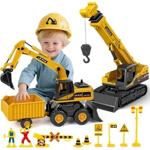 iPlay, iLearn Kids Construction Toys for Boys - 3 in 1 Excavator - 1 of 3
