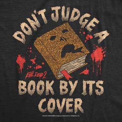 Мужские футболки Crazy Dog T-Shirts, Inc. Mens T Shirts Dont Judge A Book By Its Cover Evil Dead Movie Tee For Men - Crazy Dog Men's T Shirt For Halloween Season Black S — фото 2