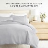 3 Piece Brushed Cotton Duvet Cover Set - Washed for Extra Softness - 100% Long Staple Sateen Weave Cotton - Becky Cameron - 2 of 4