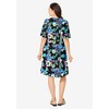 Woman Within Plus Size Button-Front Short Essential Dress - 3 of 4