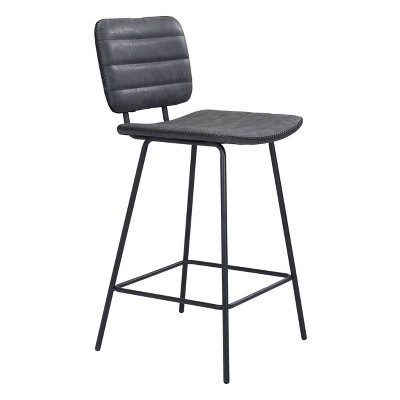 Montgomery Counter Height Barstool Vintage Black - ZM Home