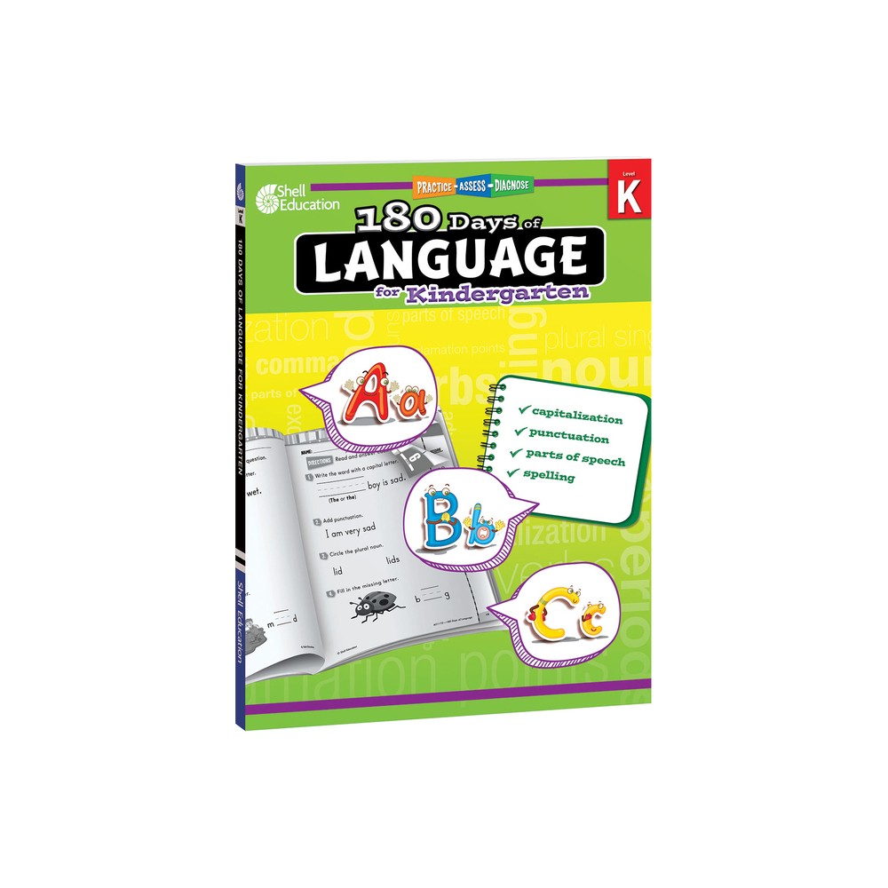 180 Days(r) Language for Kindergarten - by Christine Dugan (Paperback)