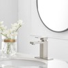 BWE Single Hole Single-Handle Low-Arc Bathroom Faucet With Pop-up Drain Assembly - image 2 of 4