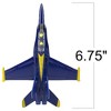 ArtCreativity Diecast F-18 Blue Angel Jets with Pullback Mechanism (Set of 2) - 4 of 4