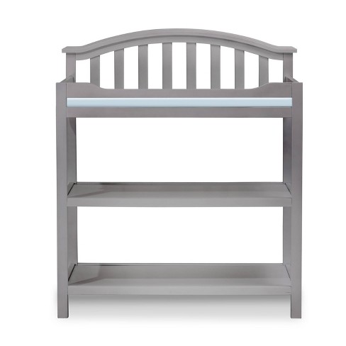 Gray store changing table