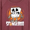Women's - SpongeBob SquarePants - Spongeboo Lightweight French Terry Wide Neck Long Sleeve Shirt - 2 of 4