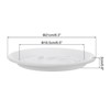 Unique Bargains Indoor Gardening Wear-resistant Plant Saucer 2 Pcs - 2 of 4