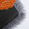 iMountek"Soft Plush Dog Bed Mat for Small/Medium Dogs, Cozy Warm Crate Mattress with Long Plush Cushion"DarkGrey - 4 of 4